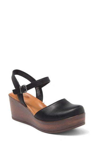 Shop B O C Dalia Platform Clog Sandal In Black