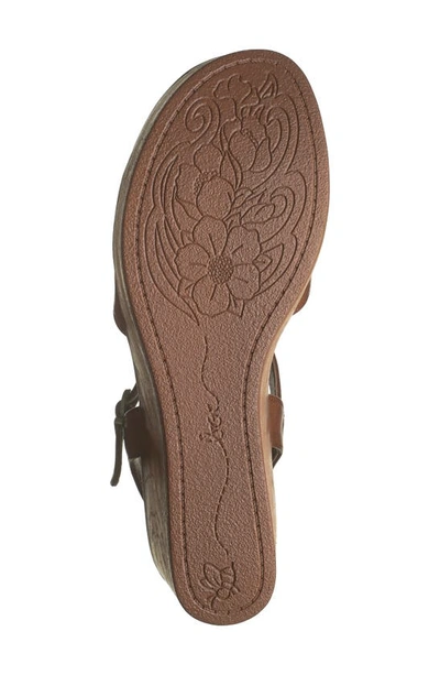 B O C Dalia Platform Clog Sandal In Dark Tan