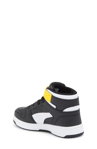 Shop Puma Kids' Rebound Layup Sneaker In Black