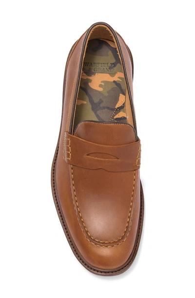 Shop Warfield & Grand Grant Penny Loafer In Cognac