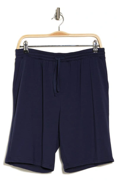 Shop Nordstrom Stretch Knit Lounge Shorts In Navy Peacoat
