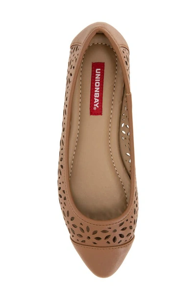 Shop Unionbay Willis Perforated Flat In Camel
