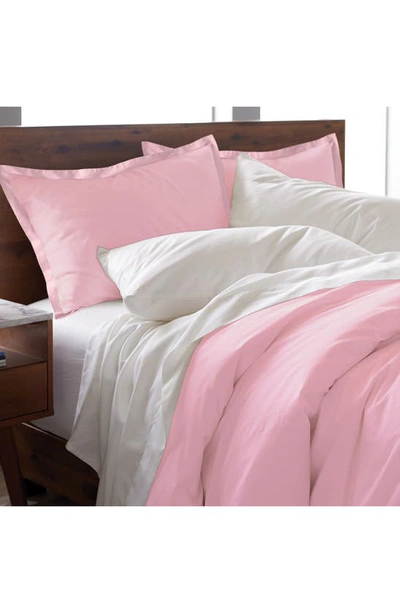 Ella Jayne Home 300 Thread Count Cottonduvet Cover & Sham Set In Blush