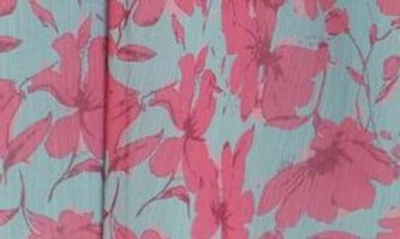 Shop Lush Tie Shoulder Chiffon Maxi Dress In Mint Pink
