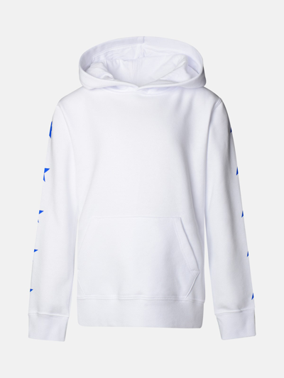 Shop Golden Goose White Cotton Sweatshirt