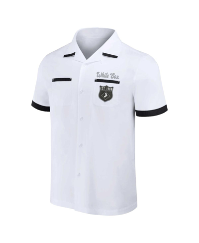 Fanatics Men's Darius Rucker Collection By  White Chicago White Sox Bowling Button-up Shirt In White