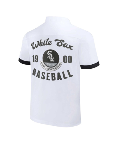 Fanatics Men's Darius Rucker Collection By  White Chicago White Sox Bowling Button-up Shirt In White