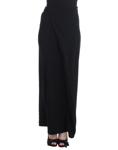 Shop Costume National Elegant Black Maxi Skirt For Evening Women's Elegance
