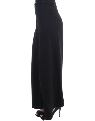 Shop Costume National Elegant Black Maxi Skirt For Evening Women's Elegance
