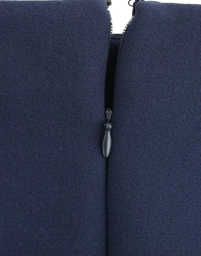 Costume National Blue Nylon Mini Skirt In Blue