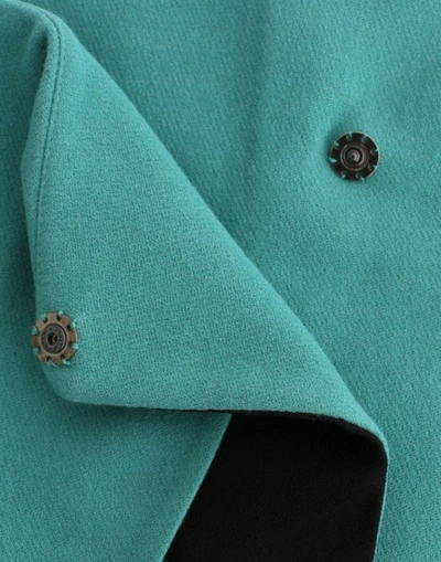 Costume National Chic Wraparound Mini Skirt In Blue In Blue