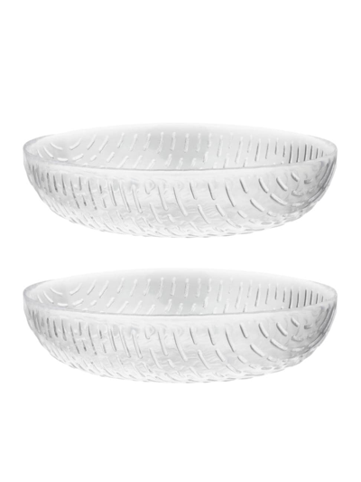 Shop Marimekko Syksy 2-piece Bowl Set In Clear