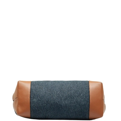 Shop Gucci Gg Canvas Brown Denim - Jeans Handbag ()