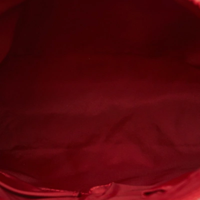 Shop Gucci Gg Marmont Red Canvas Shoulder Bag ()