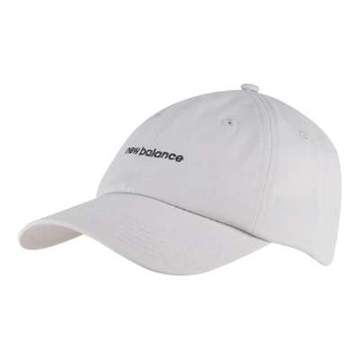 Shop New Balance Unisex 6 Panel Linear Logo Hat In Grey