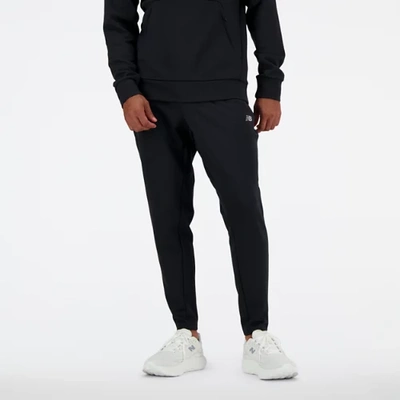 NEW BALANCE HERREN TECH KNIT PANT IN SCHWARZ, POLY-STRICK, GRÖSSE XL 