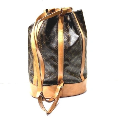 Pre-owned Louis Vuitton Randonnée Brown Canvas Shopper Bag ()