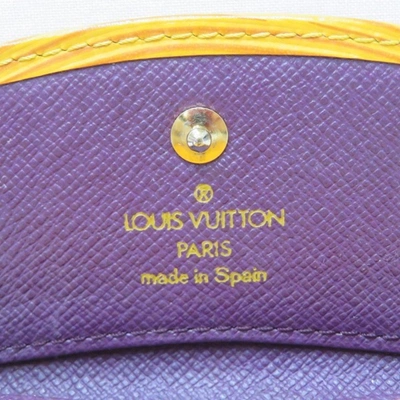 Pre-owned Louis Vuitton Rosalie Yellow Leather Wallet  ()