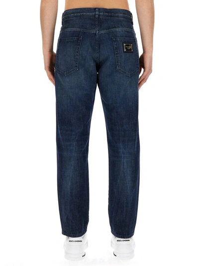 Shop Dolce & Gabbana Loose Fit Jeans In Denim