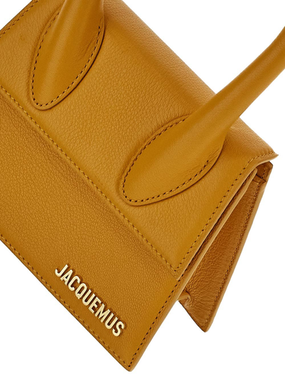 Shop Jacquemus Le Chiquito Moyen Handbag In Orange
