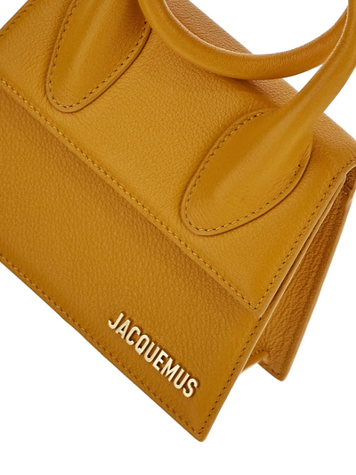 Shop Jacquemus Le Chiquito Noeud Coiled Handbag In Orange