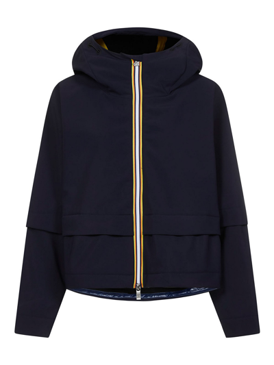 K-way Cropeyl Jacket In Blue