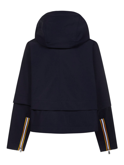 K-way Cropeyl Jacket In Blue