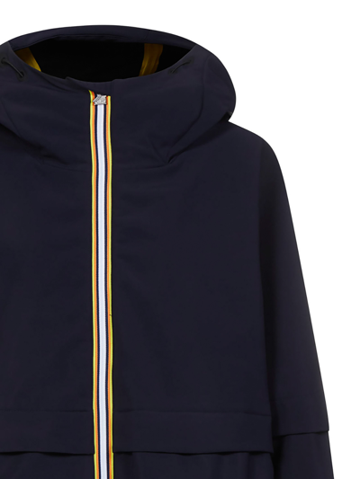 K-way Cropeyl Jacket In Blue