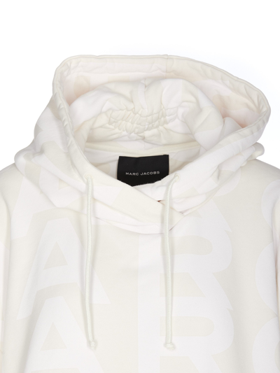 Marc Jacobs Off-white 'the Monogram' Hoodie In White