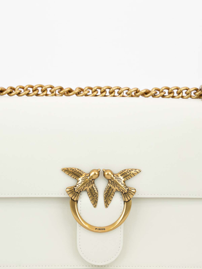 Pinko Classic Love One Simply Bag In White