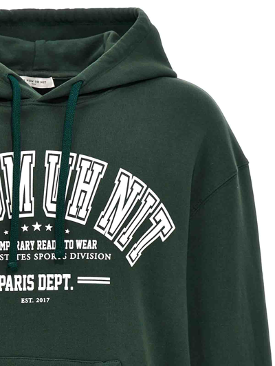 Ih Nom Uh Nit Dark Green College Hoodie In Verde