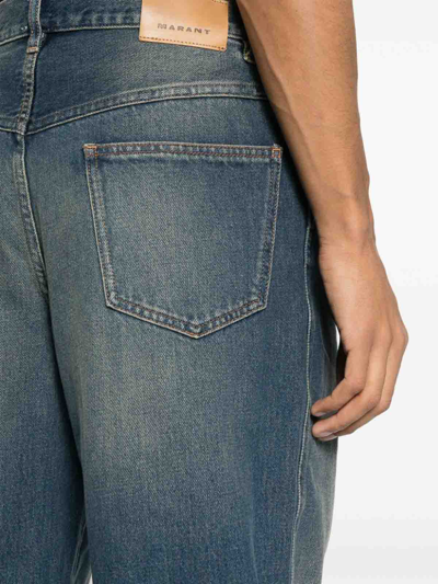 Isabel Marant Jorje Jeans With Medium Rise In Azul