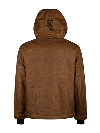Shop Manifattura Ceccarelli Brown Cotton Jacket In Beis