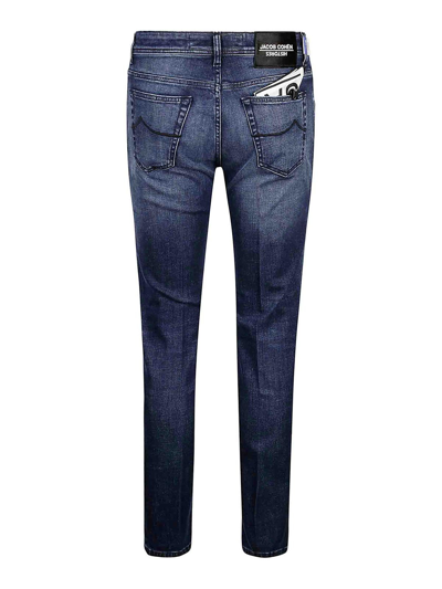 Shop Jacob Cohen Nick Slim Jeans In Azul