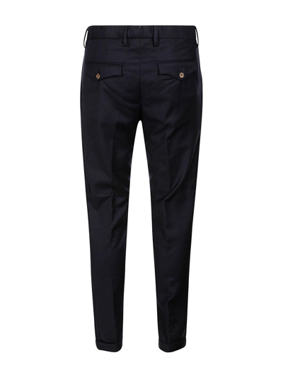 Shop Myths Casual Pants In Azul Oscuro