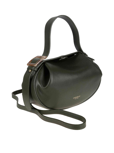 Shop Avenue67 Leather Bag In Verde