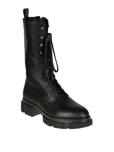 Shop Copenhagen Leather Boots In Negro