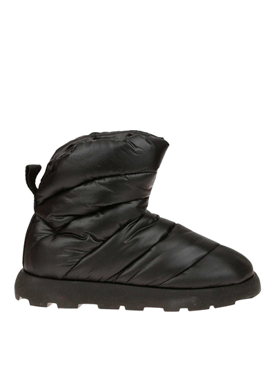 Shop Piumestudio Padded  Boots In Negro