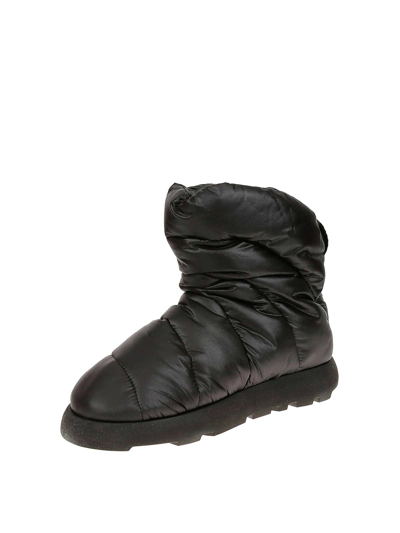 Shop Piumestudio Padded  Boots In Negro