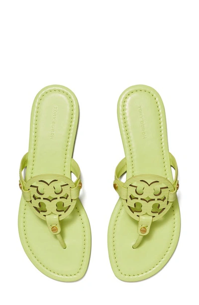 Shop Tory Burch Miller Sandal In Lime Leaf