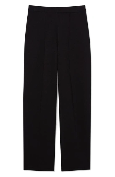St John St. John Collection 'jennifer' Crepe Marocain Ankle Pants In Black