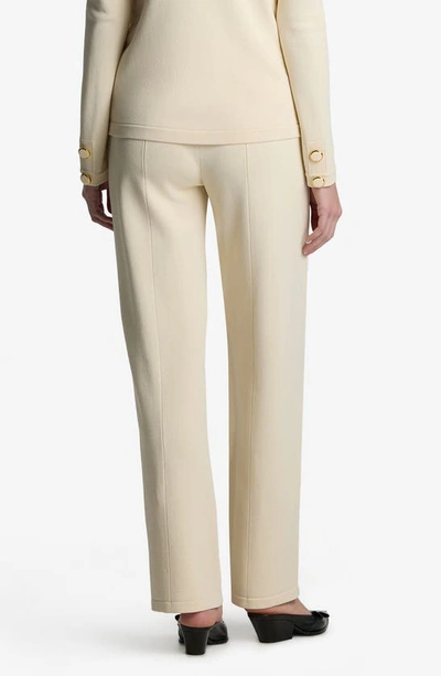 St John Santiago Knit Pant In Ecru