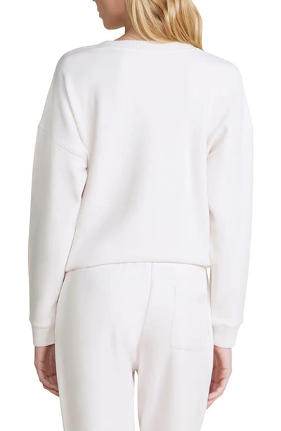 Barefoot Dreams Malibu Collection Brushed Fleece Pullover In Sand Dune