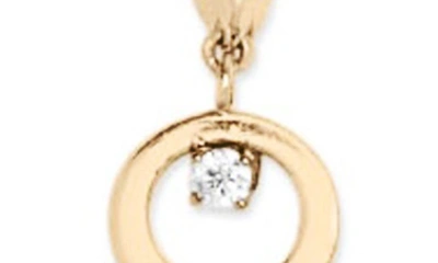 Shop Lana Solo Diamond Pendant Necklace In Yellow Gold