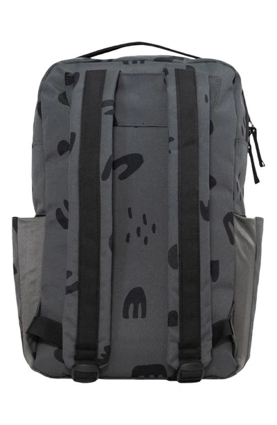 Shop Red Rovr Roo Diaper Backpack In Charcoal Doodle