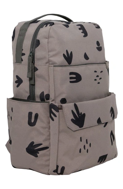 Red Rovr Roo Diaper Backpack In Truffle Doodle