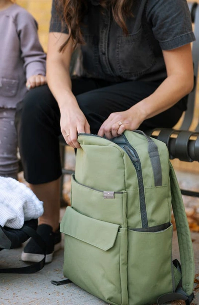 Red Rovr Roo Diaper Backpack In Moss