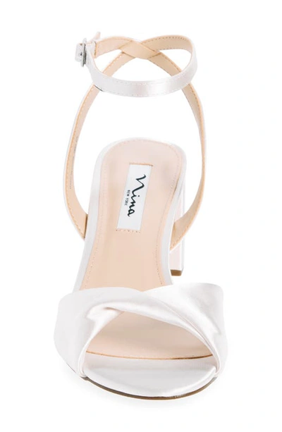 Shop Nina Nigella Ankle Strap Sandal In Ivory