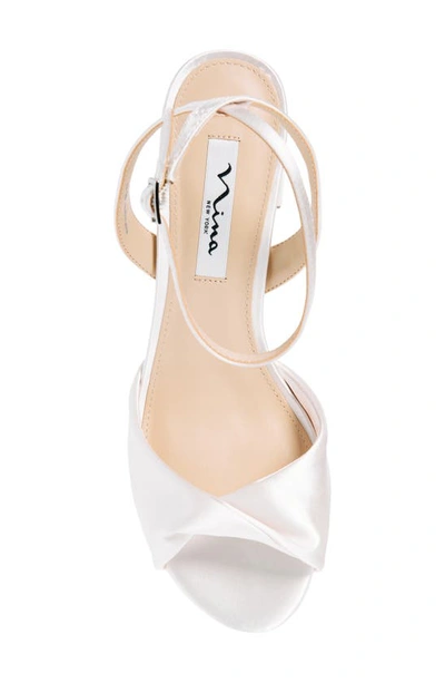 Shop Nina Nigella Ankle Strap Sandal In Ivory