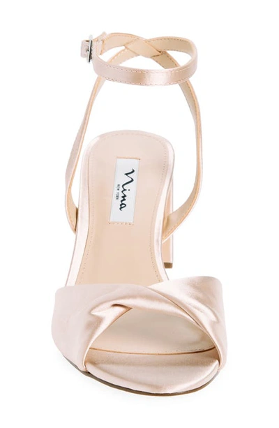 Shop Nina Nigella Ankle Strap Sandal In Pearl Rose